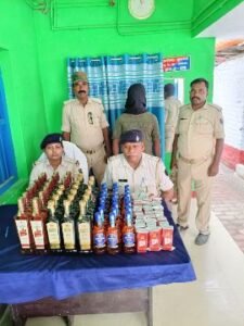 पूर्णिया बिहार 20 मई 25* डगरुआ थाना ,जांच के क्रम में 52.485 लीटर शराब के साथ एक शराब तस्कर गिरफ्तार।