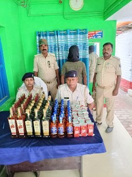 पूर्णिया बिहार 20 मई 25* डगरुआ थाना ,जांच के क्रम में 52.485 लीटर शराब के साथ एक शराब तस्कर गिरफ्तार।