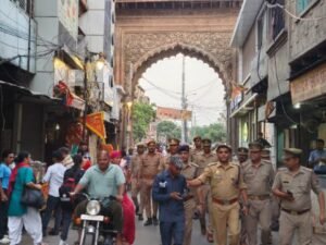 मथुरा 20 मई 25*पैदल गश्त*