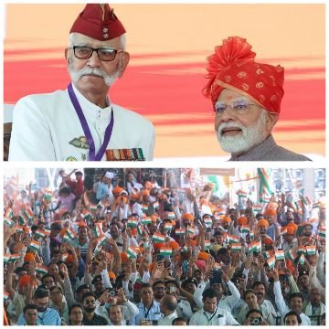 बीकानेर 22मई25*  प्रधानमंत्री नरेंद्र मोदी जी का संबोधन जो सिंदूर मिटाने निकले थे उन्हें मिट्टी में मिलाया है