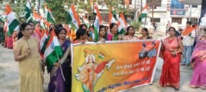 गाजीपुर24मई25*ऑपरेशन सिंदूर की सफलता पर निकाली तिरंगा यात्रा, विशेष रूप से उपस्थित रही शहर की महिलायें