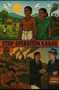 जम्मू कश्मीर24मई2025*ऑपरेशन कगार बंद करो-योगेंद्र यादव।