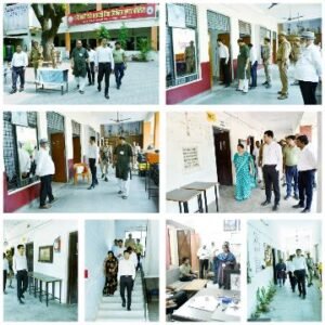 प्रयागराज25मई25*मंडलायुक्त ने सिविल सेवाएं (प्रारम्भिक) परीक्षा-2025में बनाए गए परीक्षा केंद्रों का किया निरीक्षण*