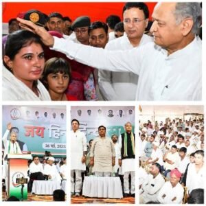 बाड़मेर26मई25*पूर्व मुख्यमंत्री जननायक श्री अशोक गहलोत साहब ने जय हिन्द सभा को संबोधित किया।