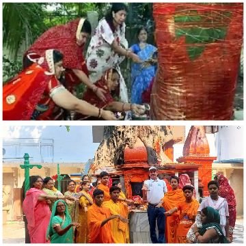 वाराणसी26मई25" वट सावित्री पूजन के साथ पर्यावरण संरक्षण का भी दिया संदेश"