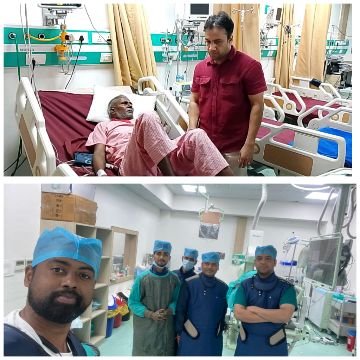 माथुरा27मई2025*डॉक्टर अभिषेक वर्मा डीएम कार्डियॉयोलॉजिस्ट 65 वर्ष आसाराम की बचाई जान