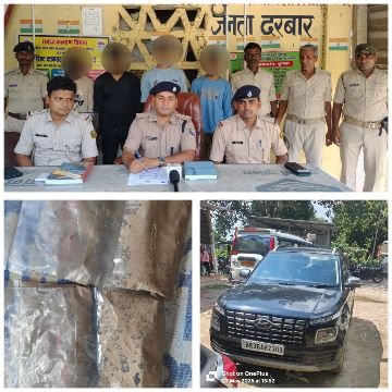 पूर्णिया बिहार 27 मई 25 * नशे के विरुद्ध पूर्णिया पुलिस की करवाई। वाहन जांच के क्रम में 213 ग्राम स्मैक के साथ चार तसकरू गिरफ्तार