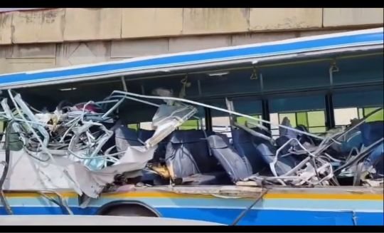 जयपुर27मई25*हरियाणा रोडवेज और ट्रेलर में भीषण टक्कर*, जयपुर27मई25*हरियाणा रोडवेज और ट्रेलर में भीषण टक्कर*,