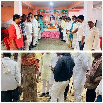 पूर्णिया बिहार 31मई * स्वतंत्रता सेनानी अहिल्या बाई अंबेडकर जी की जयंती ,चित्रपर पर पुष्पादित कर श्रद्धांजलि दी गई