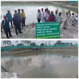 कानपुर देहात 31 मई 2025**जनपद में वर्षा जल संचयन हेतु बनेंगें 54 खेत-तालाब*