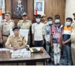 बनारस31मई25*बनारस के घाटों पर पर्यटकों का जेब काटकर चोरी करने वाले 04 नफर अभियुक्त गिरफ्तार।