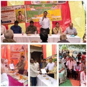 कानपुर देहात31मई25*विकसित कृषि संकल्प अभियान के तीसरे दिन विकास खण्डों में वैज्ञानिकों ने दिया प्रशिक्षण।