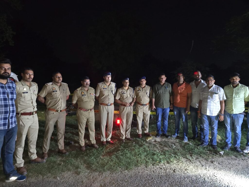 मथुरा 5 जून 25*एसओजी टीम व थाना छाता पुलिस की संयुक्त कार्यवाही में शातिर लूटेरों//बदमाश हुए घायल/गिरफ्तार ।*