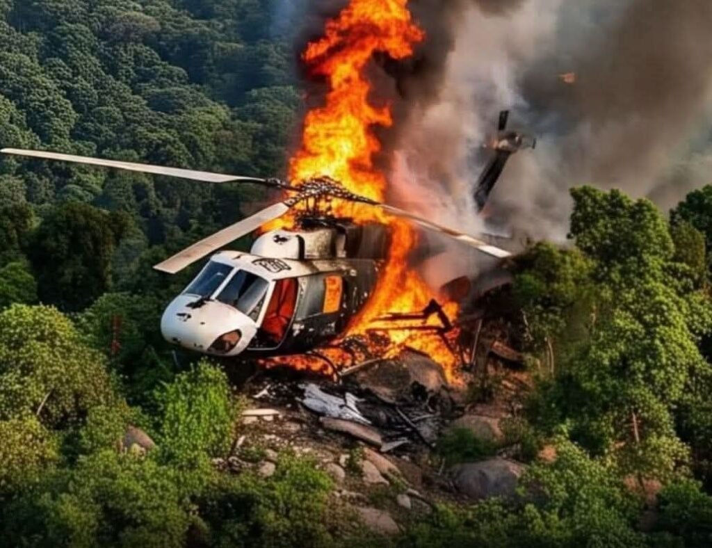 मथुरा 15 जून 2025 गौरीकुंड क्षेत्र में केदारनाथ धाम में फाटा हेलिकॉप्टर हुआ क्रैश ,