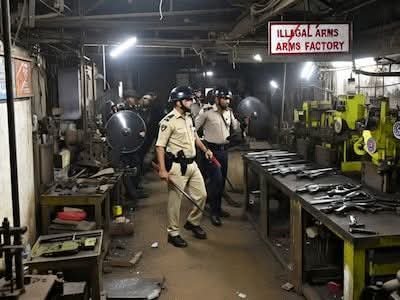 लखनऊ28जून25 में 72 साल के हकीम सलाहुद्दीन उर्फ़ लाला के घर से 3000 कट्टे और 50 हज़ार कारतूस बरामद हुए,* 🚨