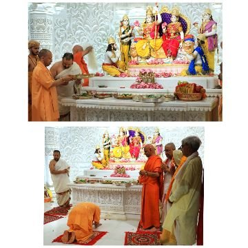 अयोध्या05जून25*सीएम योगी आदित्यनाथ ने जन्मदिन पर भगवान श्रीराम के दरबार में लगाई हाजिरी*