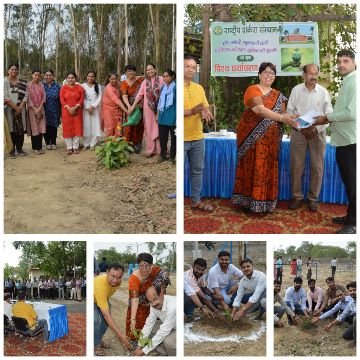 कानपुर नगर5जून2025*विश्व पर्यावरण दिवस के अवसर पर संस्थान कर्मियों द्वारा बृहद स्तर पर वृक्षारोपण किया गया।