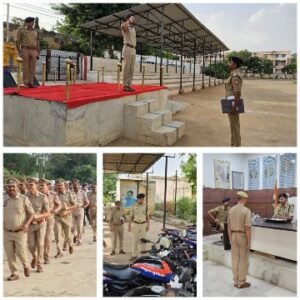 मथुरा 6 जून 25*वरिष्ठ पुलिस अधीक्षक,मथुरा द्वारा शुक्रवार की साप्ताहिक परेड का किया गया निरीक्षण-* मथुरा 6 जून 25*वरिष्ठ पुलिस अधीक्षक,मथुरा द्वारा शुक्रवार की साप्ताहिक परेड का किया गया निरीक्षण-*