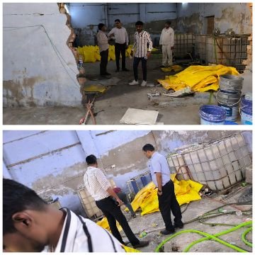 कानपुर देहात10जून25*आरती डिस्टिलरी रनियां, एस्ट्रायल लिमिटेड रनियां, आर0एस0पी0एल0 एवं सुदर्शन डोर्स में औचक छापे डालकर निरीक्षण किया गया कानपुर देहात10जून25*आरती डिस्टिलरी रनियां, एस्ट्रायल लिमिटेड रनियां, आर0एस0पी0एल0 एवं सुदर्शन डोर्स में औचक छापे डालकर निरीक्षण किया गया