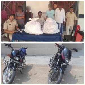 पूर्णिया बिहार 12 जून 25* 59.9 लीटर प्रतिबंधित कोडिनयुक्त सिरप के साथ 4 अभियुक्त गिरफ्तार