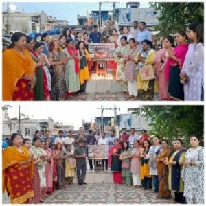 हल्द्वानी14जून25*अहमदाबाद विमान क्रैश में मृतक नागरिकों को एक समाज श्रेष्ठ समाज संस्था ने श्रद्धांजलि दी