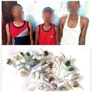 पूर्णिया बिहार 15 जून 25* गुप्त सूचना के आधार पर 6.960 ग्राम स्मैक के साथ तीन गिरफ्तार।