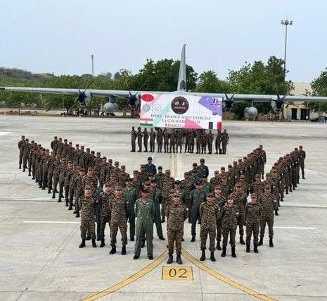 *नई दिल्ली18जून25*भारत-फ्रांस संयुक्त सैन्य अभ्यास 'शक्ति' के लिए 90 भारतीय जवान फ्रांस रवाना..!*