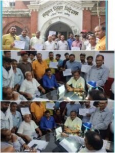 अलीगढ़19जून25*भ्रष्टाचार में संलिप्त हीरालाल बारहसैनी इण्टर कॉलेज के कंट्रोलर को हटाने की मांग