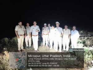 मिर्जापुर:20 जून 25 *अवैध खनन पर बड़ी कार्यवाही*