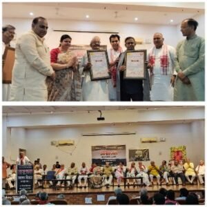 मथुरा25जून25*आपातकाल की 50वीं वर्षगांठ पर भाजपा की जिला एवं महानगर इकाइयों की संयुक्त प्रेस वार्ता 