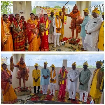 सोनभद्र:25 जून 25 *महारानी दुर्गावती स्मारक स्थल पर बलिदान दिवस मनाया गया*