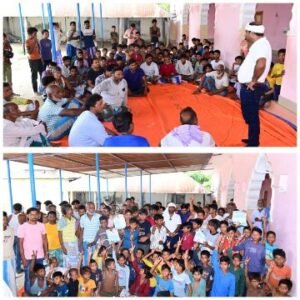 पूर्णिया बिहार 26 जून 25*वीआईपी नेता संजीव मिश्रा ने बलभद्रपुर में किया जनसंवाद,