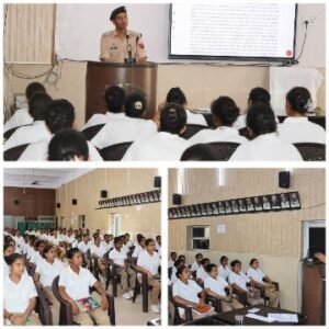 मथुरा 26 जून 25 *एसएसपी मथुरा द्वारा नवचयनित रिक्रूट आरक्षियों को छवि व्यवहार के प्रति निर्देशित किया गया*