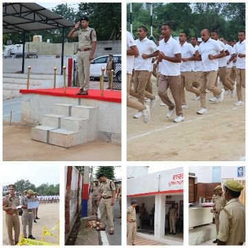 मथुरा 27 जून 25*वरिष्ठ पुलिस अधीक्षक,मथुरा द्वारा शुक्रवार की साप्ताहिक परेड का किया गया निरीक्षण-* मथुरा 27 जून 25*वरिष्ठ पुलिस अधीक्षक,मथुरा द्वारा शुक्रवार की साप्ताहिक परेड का किया गया निरीक्षण-*