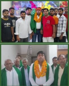 आगरा30जून25* भारतीय किसान यूनियन नैन (BKU) आगरा के किसान भाइयों ने जोरदार स्वागत किया...