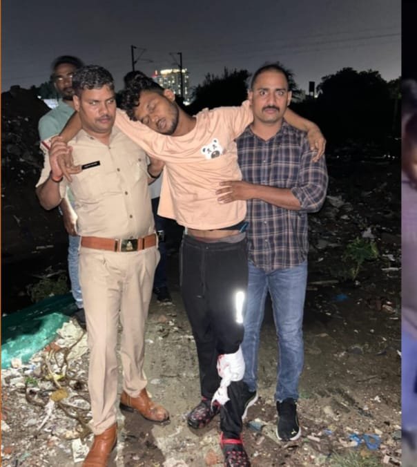 लखनऊ02जुलाई25* में एक लाख के इनामी बदमाश अनुभव पुलिस एनकाउंटर में गिरफ्तार किया गया है,