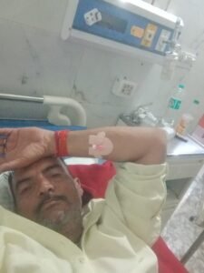 हरियाणा25जुलाई25*भारतीय किसान यूनियन नैन के अध्यक्ष सुरेश कुमार जी की अचानक स्वास्थ्य खराब