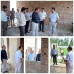 कानपुर देहात4जुलाई25*राजकीय बालिका उच्च माध्यमिक विद्यालय बारा में निर्माण कार्य का औचक निरीक्षण*