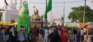 कौशाम्बी6जुलाई25*धूमधाम से निकला मोहर्रम का जुलूस पुलिस प्रशासन भी रहा मुस्तैद*