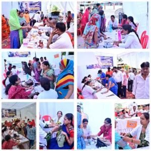 प्रयागराज7जुलाई25*निःशुल्क चिकित्सा शिविर में 3000 से अधिक मरीजों का हुआ स्वास्थ्य परीक्षण*