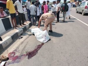 कानपुर नगर7जुलाई25*महाराजपुर थाना क्षेत्र के अंतर्गत हुआ एक्सीडेंट।