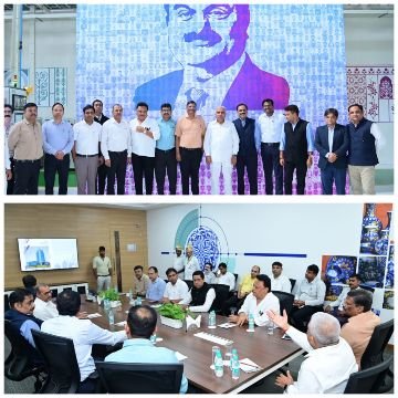 कानपुर नगर7जुलाई25* मा. मंत्री ने सांड स्थित डिफेंस कॉरिडोर इकाई का किया निरीक्षण*