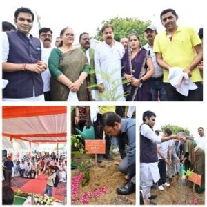लखनऊ9जुलाई25*लखनऊ नगर निगम का ऐतिहासिक वृक्षारोपण अभियान सफल, एक दिन में 1,37,312 पौधे रोपे*