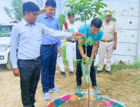 कौशाम्बी9जुलाई25*मण्डलायुक्त द्वारा वृक्षारोपण महाअभियान 2025 की वृक्षारोपण स्थलों का किया भौतिक निरीक्षण*