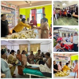 प्रयागराज9जुलाई25*मंत्री नन्दी के पुनर्प्राप्त जन्मोत्सव सेवा सप्ताह के तहत मरीजों एवं वृद्धजनों की सेवा की गई*