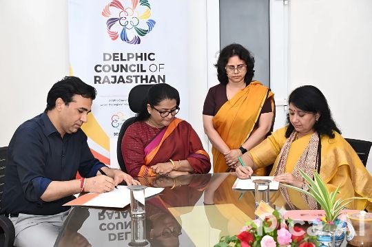 जयपुर10जुलाई25*एमपीएस इंटरनेशनल ने किए डेल्फ़िक काउंसिल ऑफ़ राजस्थान के साथ समझौता ज्ञापन (एमओ यू) पर हस्ताक्षर*