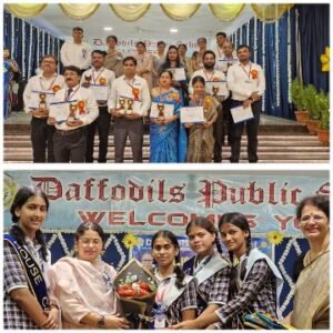 मिर्जापुर: 11जुलाई 25 *डैफोडिल्स में डिस्ट्रिक्ट टॉपर्स सहित मेधावी विद्यार्थियों का सम्मान*