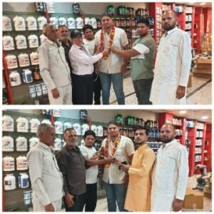 मथुरा11जुलाई25*यूपीआजतक न्यूज चैनल में महेश चौधरी के द्वारा पवन सारस्वत को बनाया गया जिला ब्यूरो चीफ।