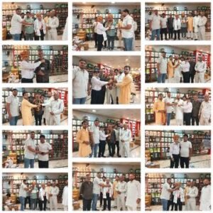 मथुरा11जुलाई25*भारतीय किसान यूनियन के राष्ट्रीय महासचिव एव यूपी के प्रदेश अध्यक्ष का हुआ जोरदार स्वागत।