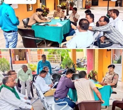 लखनऊ12जुलाई25*थाना समाधान दिवस की अध्यक्षता की डीसीपी दक्षिण निपुल अग्रवाल ने*